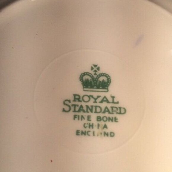 2 Mast Ship Brig Schooner Trinket Dish Royal Standard Fine Bone China England - Picture 6 of 6